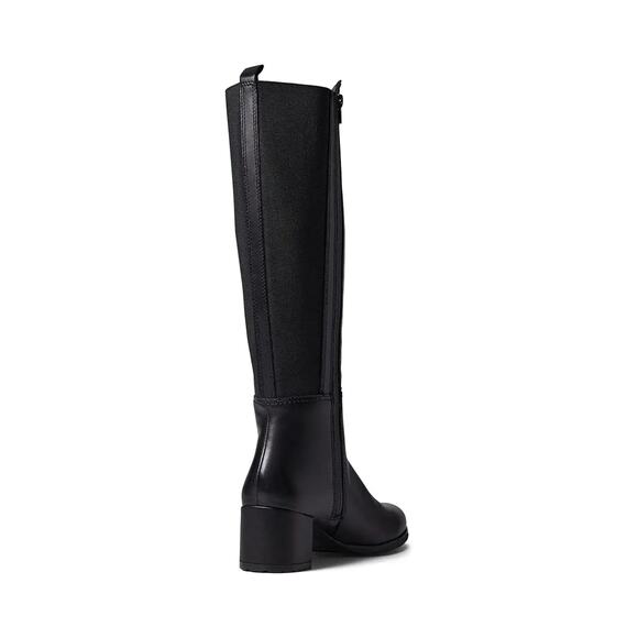 Naturalizer Women Brent Knee High Boot 10 Wide Black Leather Weatherproof NWOB - Picture 3 of 12